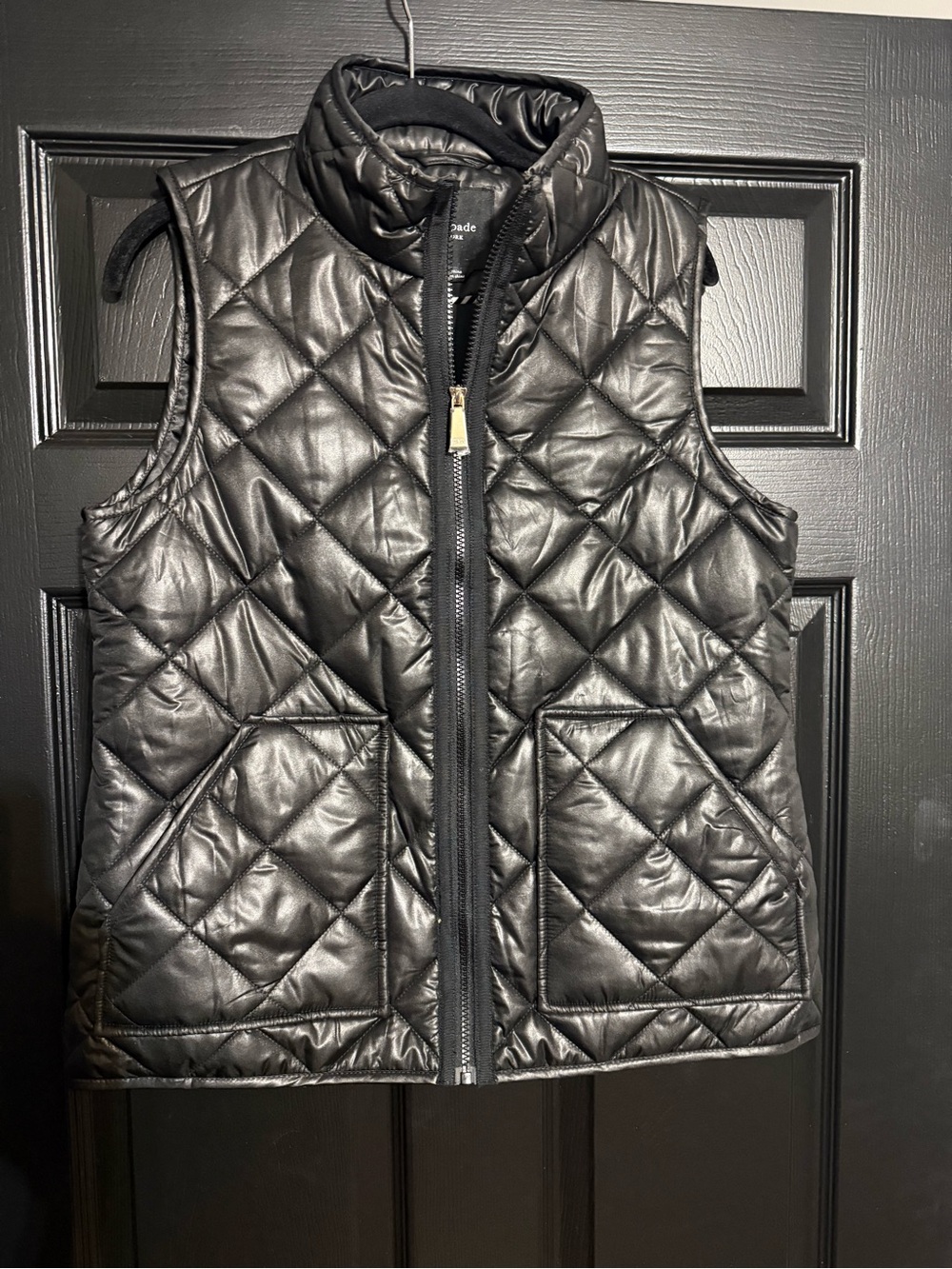 kate spade Black Quilted Puffer Vest